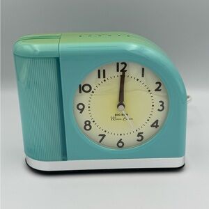Westclox Big Ben Moon Beam Light Up Alarm Clock Vintage Retro Blue